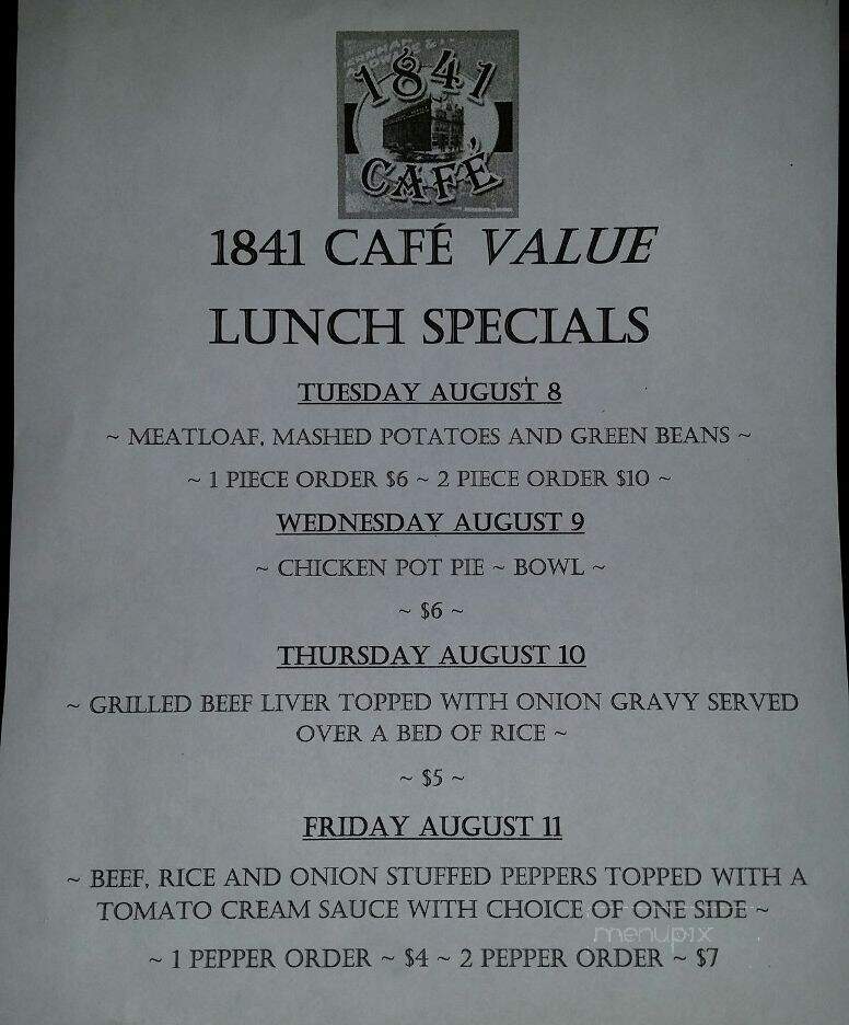 1841 Cafe - Lenoir, NC