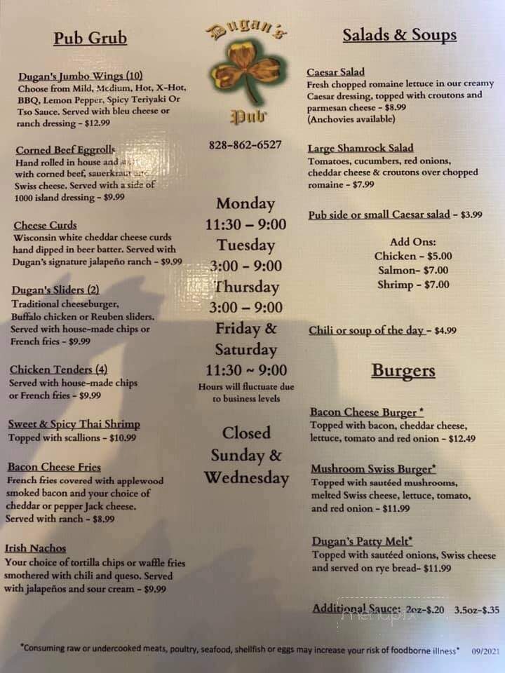 Dugan's Pub - Brevard, NC