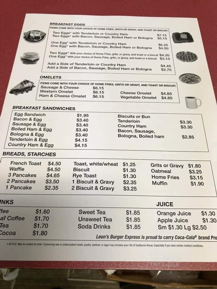 Leon's Burger Express - Mount Airy, NC