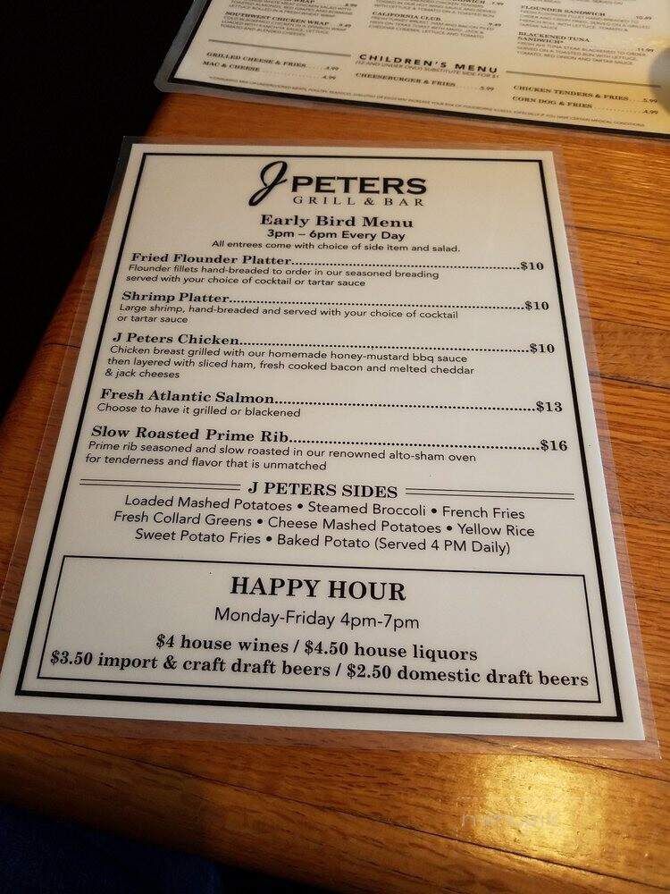 J Peters Grill & Bar - Murrells Inlet, SC