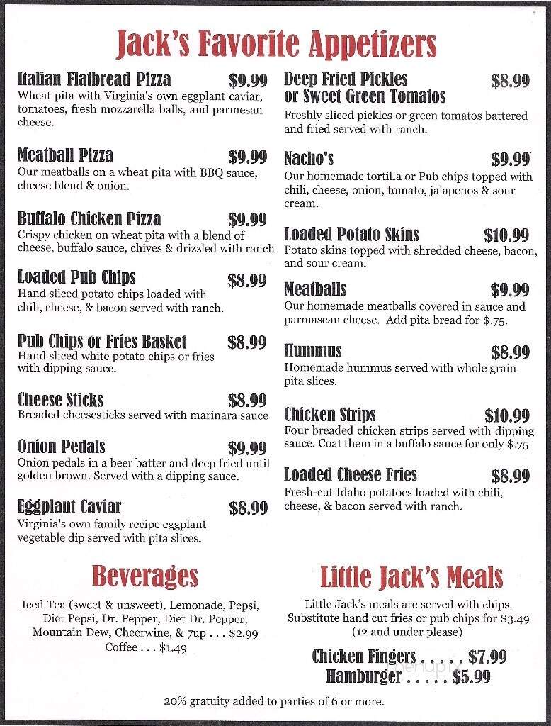 Black Jack's Pub Grill - West Jefferson, NC