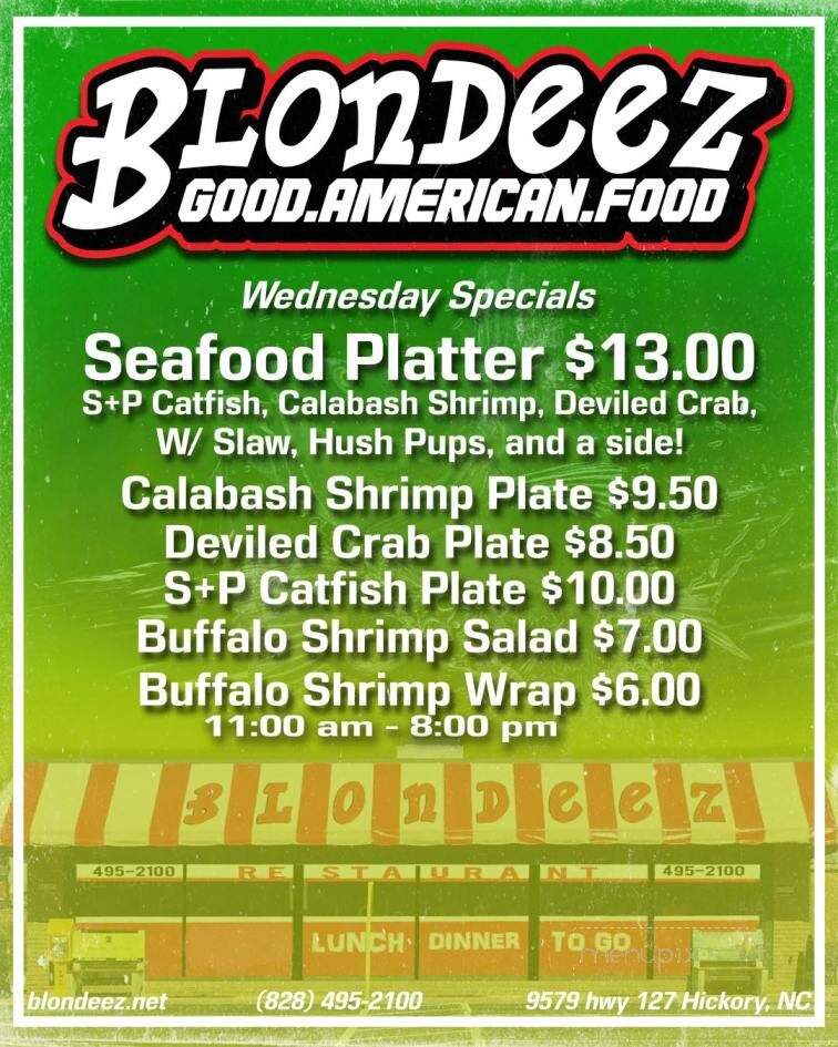 Blondeez Restaurant - Hickory, NC