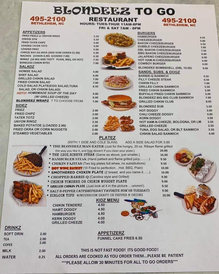 Blondeez Restaurant - Hickory, NC