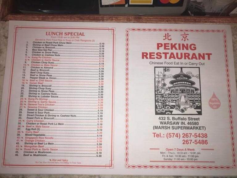 Peking Restaurant - Williamston, NC