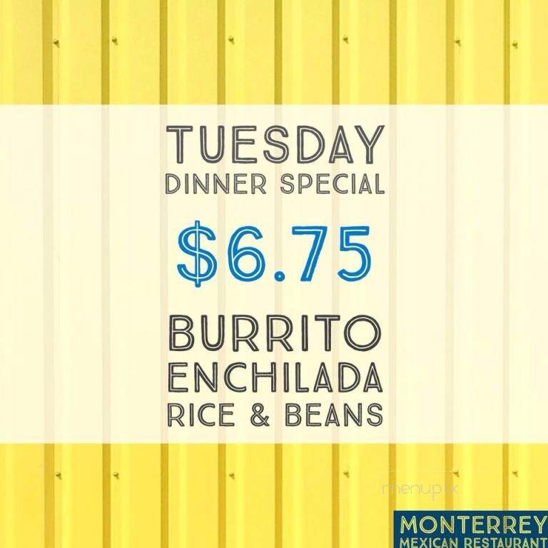 Monterrey Mexican Restaurant - Reidsville, NC