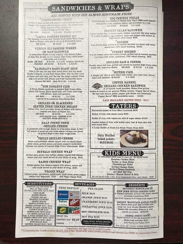 Dooley's Tavern & Grill - Wilkesboro, NC