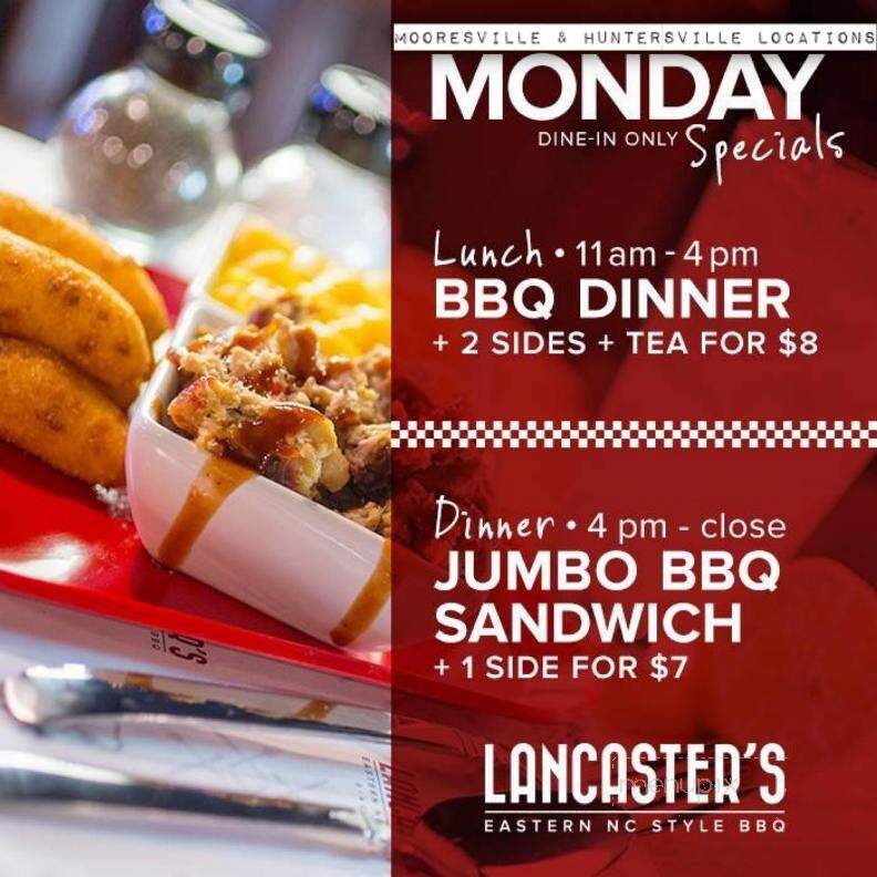 Lancaster's Bbq & Wings - Mooresville, NC