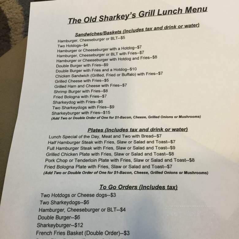 Sharkey's Grill - Burlington, NC