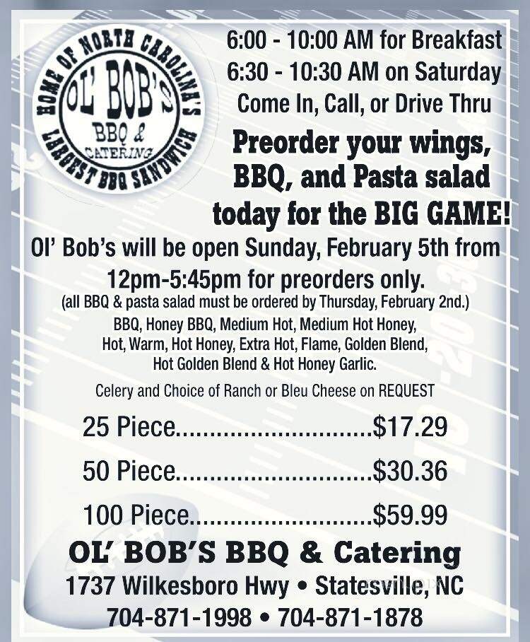 Ol' Bob's BBQ - Statesville, NC