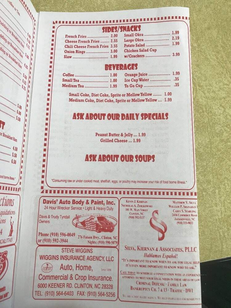 Gracie's Grill - Clinton, NC