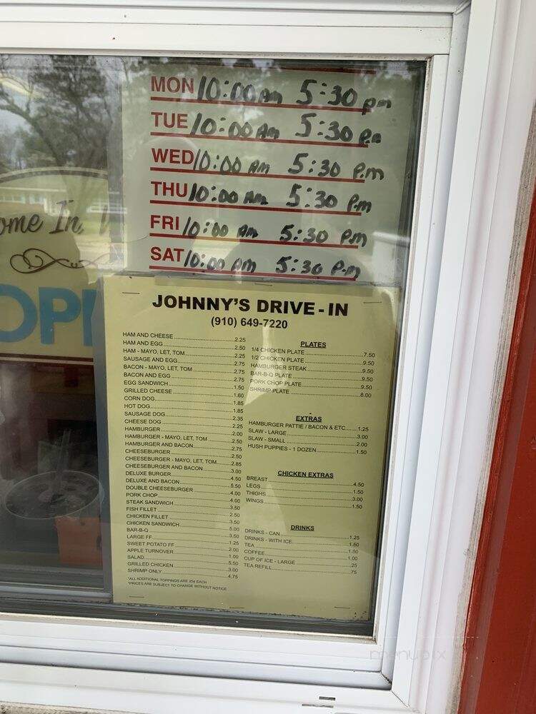 Johnny's Sandwich Shop - Fair Bluff, NC