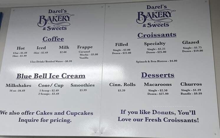 Darel's Bakery & Sweets - Jacksonville, NC