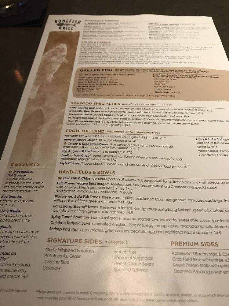 Bonefish Grill - Concord Mills, NC