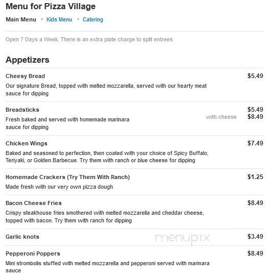 Pizza Village - Mount Olive, NC