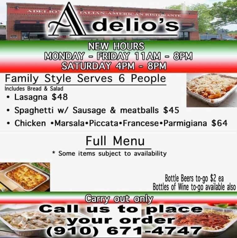 Adelio's Restaurant - Lumberton, NC