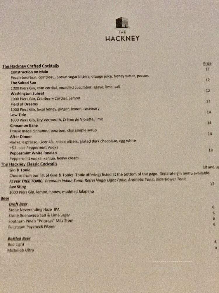 The Hackney - Washington, NC