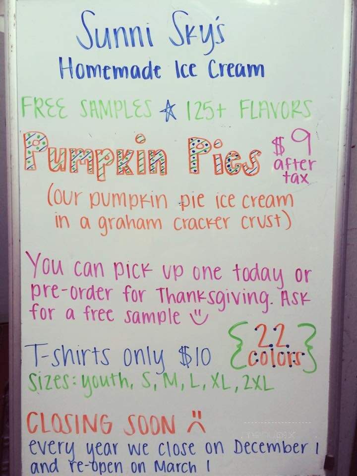 Sunni Sky's Homemade Ice Cream - Angier, NC