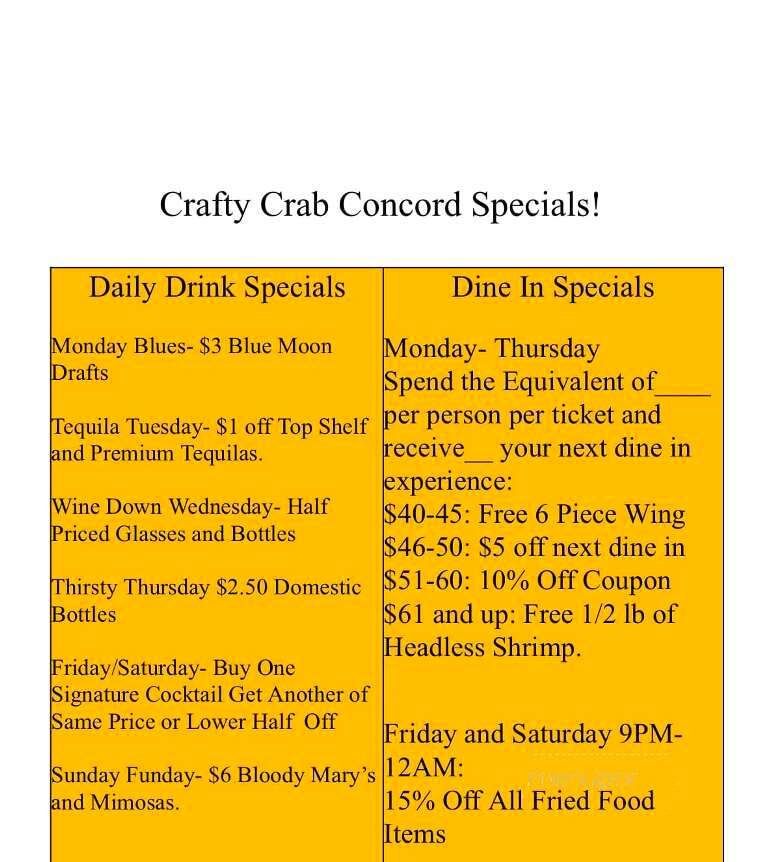 Crafty Crab Concord - Concord, NC