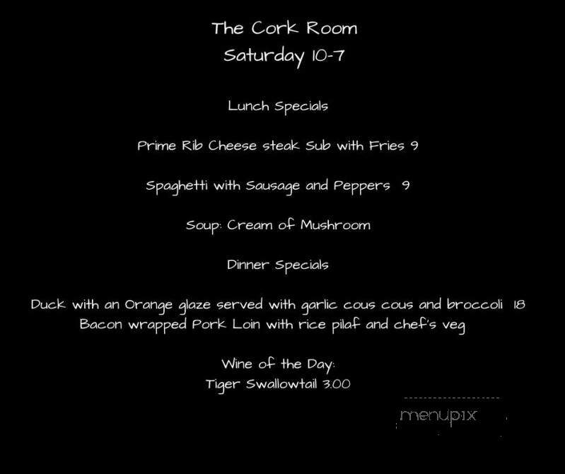 The Cork Room - Elizabethtown, NC