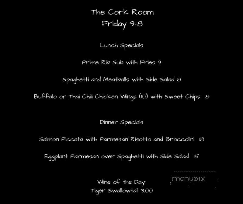 The Cork Room - Elizabethtown, NC