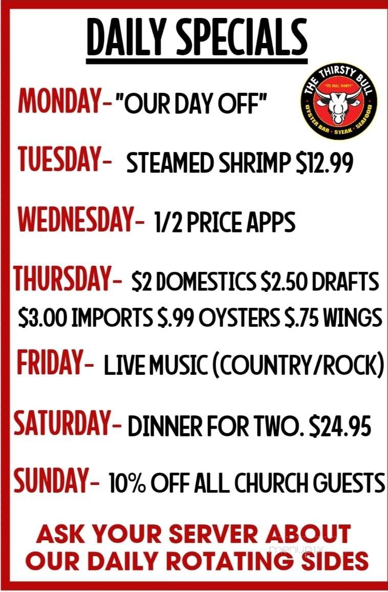 The Thirsty Bull - Rocky Mount, NC