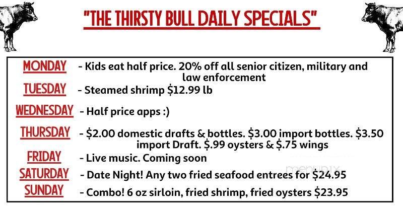 The Thirsty Bull - Rocky Mount, NC