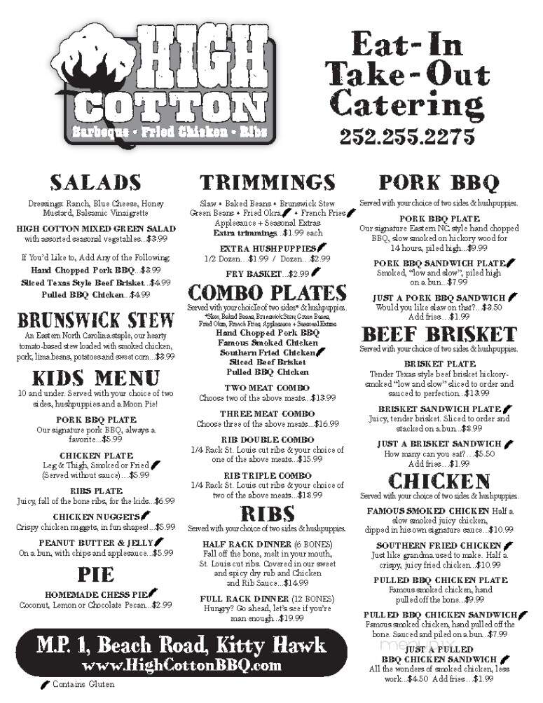 High Cotton Nc BBQ - Kitty Hawk, NC