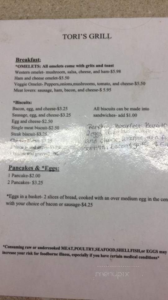 Tori's Grill - Saluda, NC