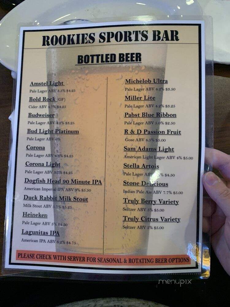 Rookies Sports Bar - Jacksonville, NC