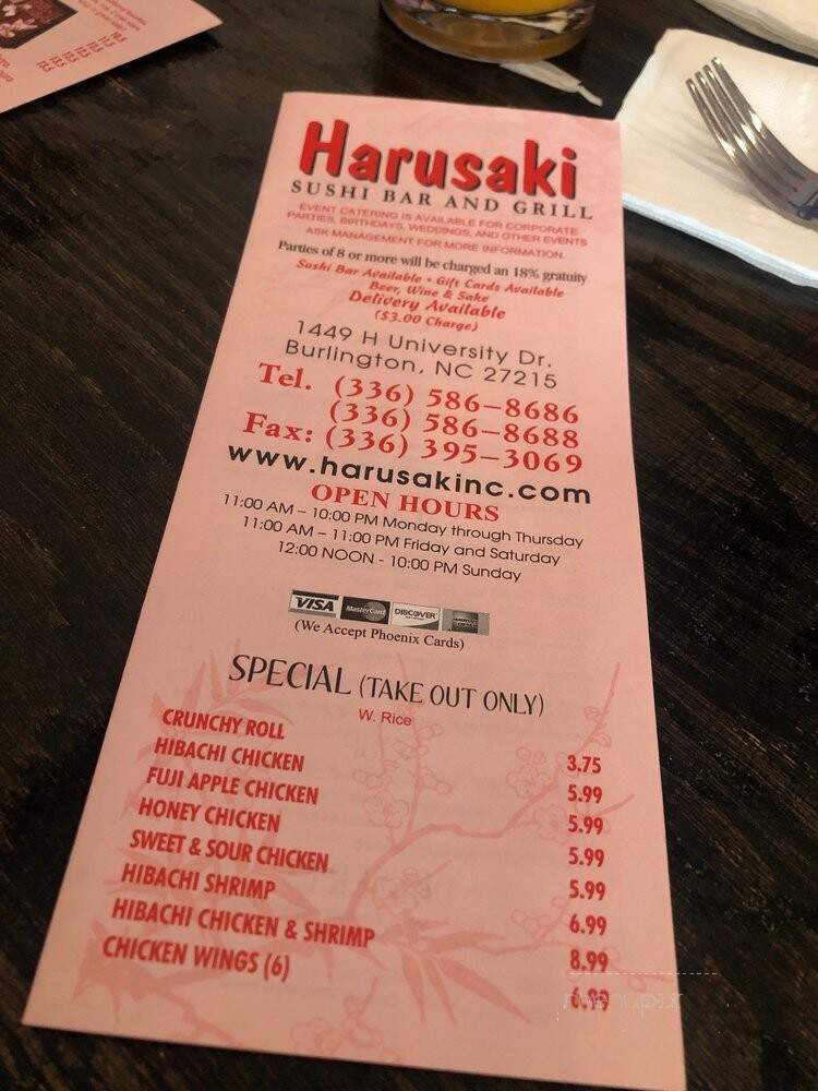 Harusaki - Burlington, NC