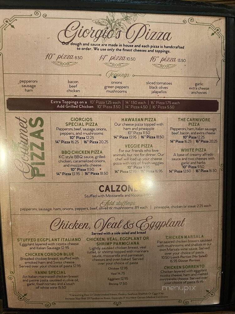 Giorgio's Restaurant & Pizza - Elizabethtown, NC