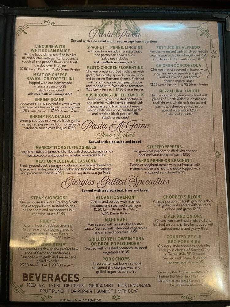 Giorgio's Restaurant & Pizza - Elizabethtown, NC