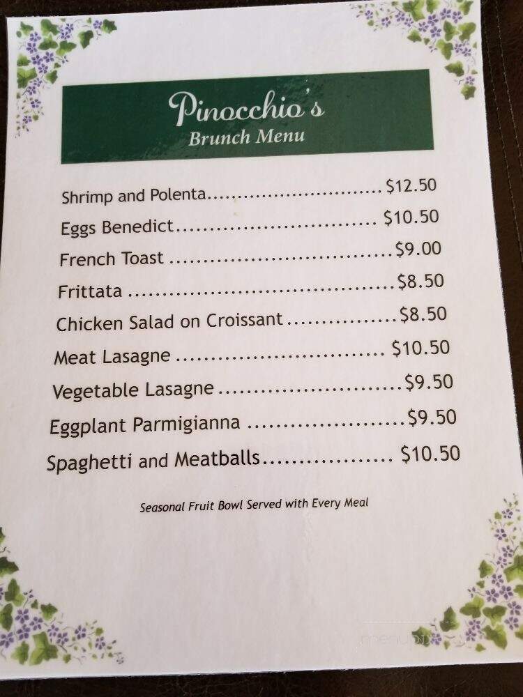 Pinocchios La Dolce Vita - Spencer, NC