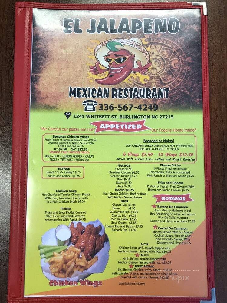 El Jalapeno Mexican Resturant - Burlington, NC