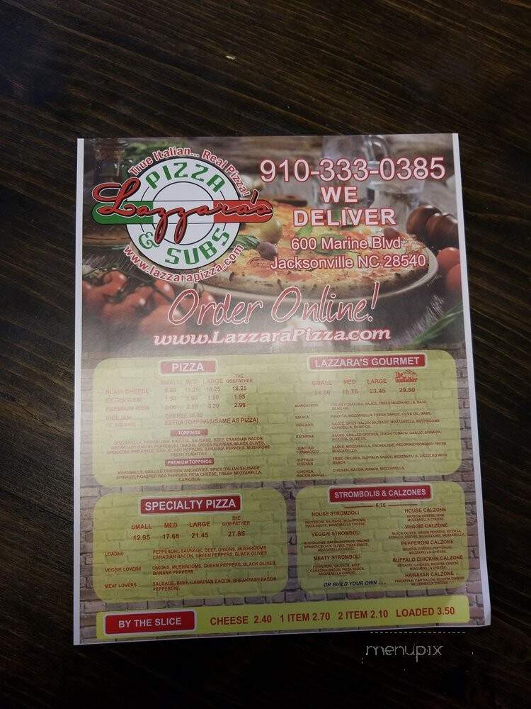 Lazzara's Pizza & Subs - Jacksonville, NC