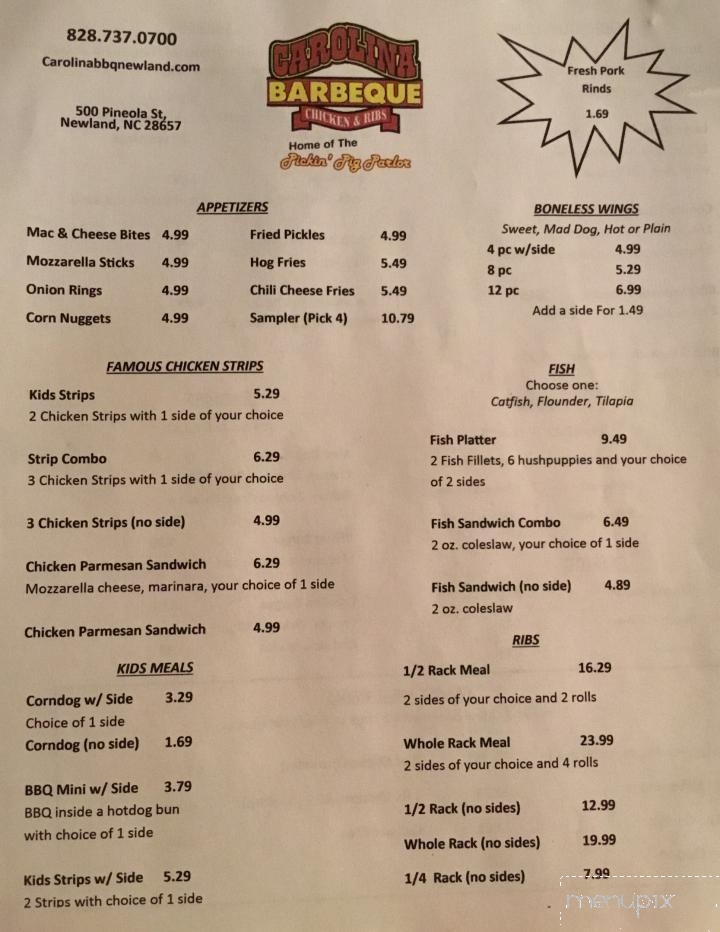 Carolina Barbeque - Newland, NC