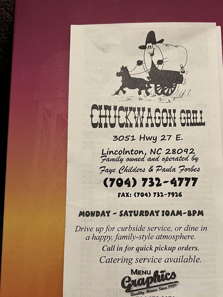 Chuckwagon Grill - Lincolnton, NC