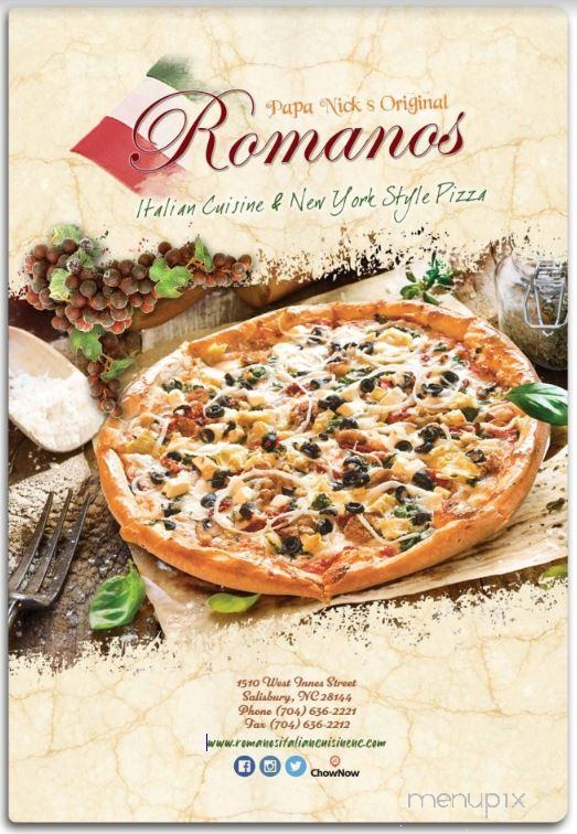 Romano's Italian Restaurant - Salisbury, NC