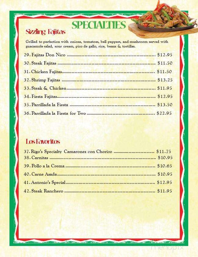 La Fiesta Mexican Restaurant - Greenville, NC