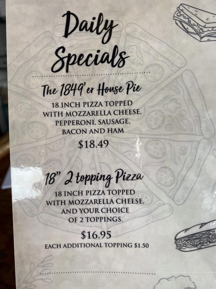 1849 Pizza & Wing Company - Statesville, NC