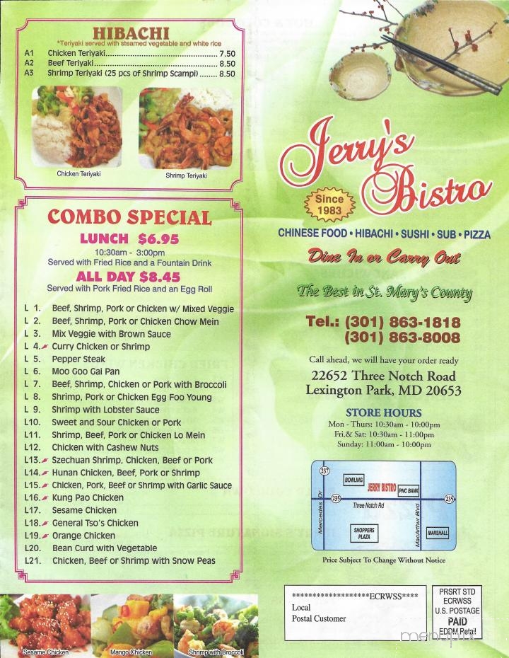 Jerry's Bistro - Lexington Park, MD