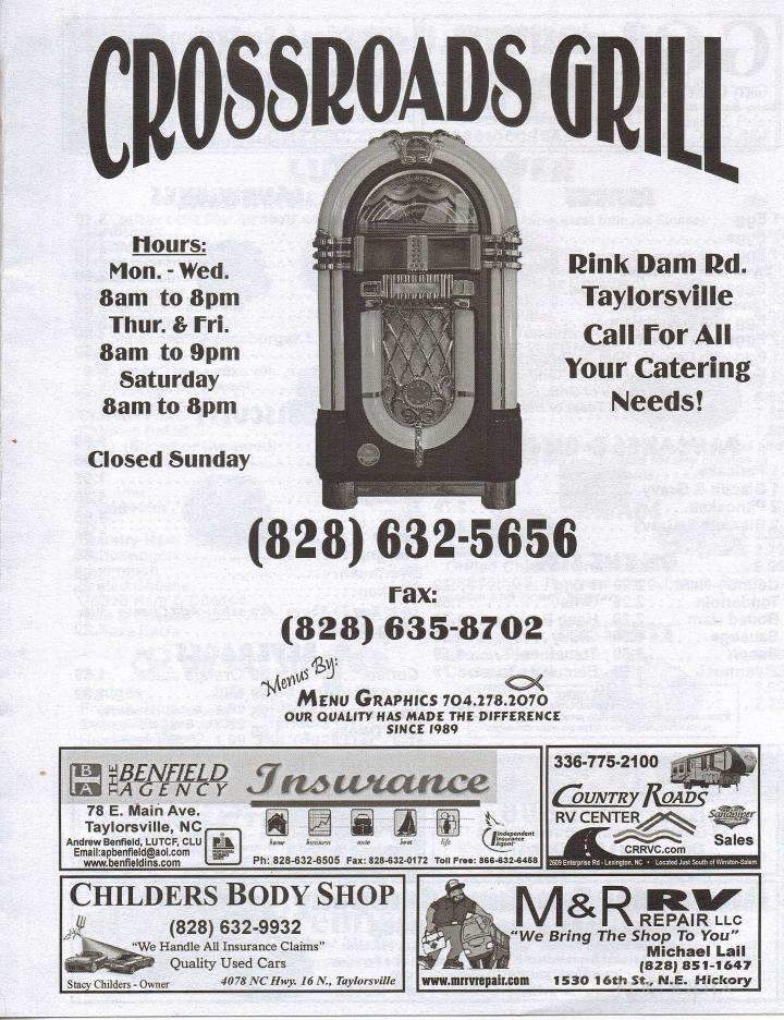 Crossroads Grill - Taylorsville, NC