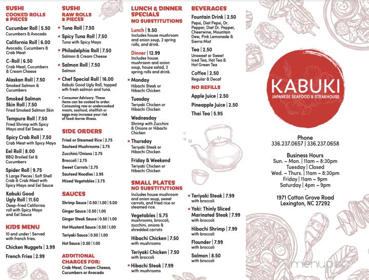 Kabuki Japanese Seafood & Steakhouse - Lexington, NC