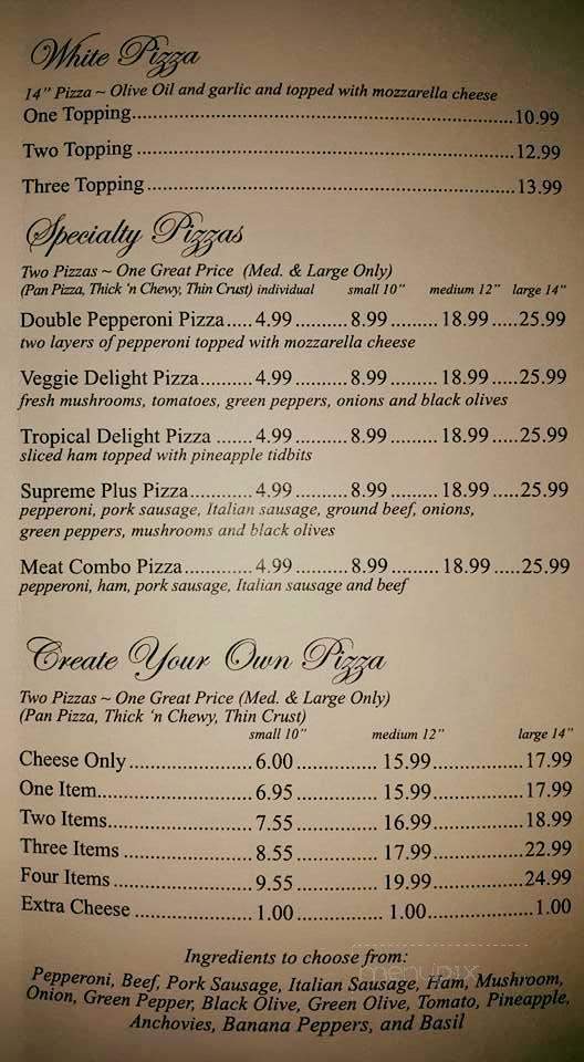 Pizza Cafe - Pinehurst, NC