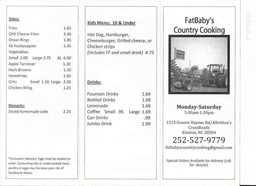 Fatbaby's Country Cooking - Kinston, NC