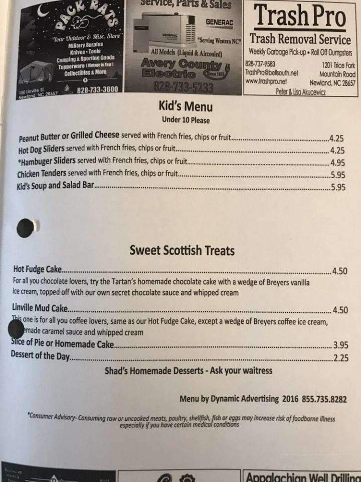 Tartan Restaurant - Linville, NC