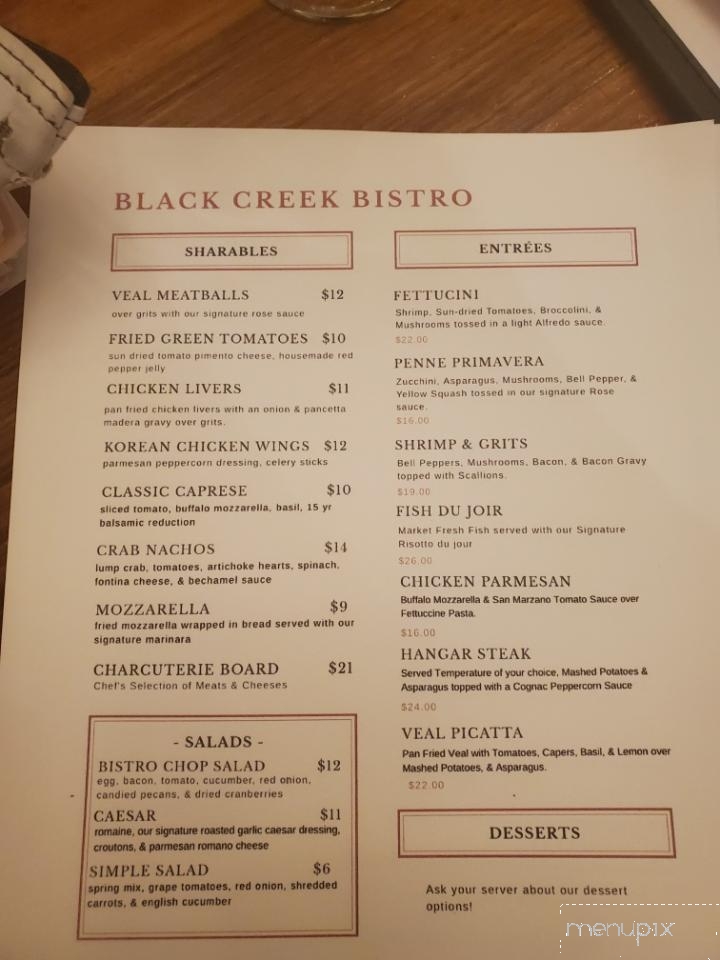 Black Creek Bistro - Hartsville, SC